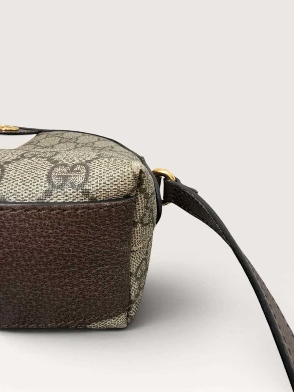 Gucci GG Supreme Canvas Crossbody Bag Web Stripe Ophidia Small Done - Picture 6 of 16